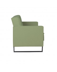 Divano funzione letto e contenitore Legen 3 Posti in vellutino verde oliva 210x85x87H