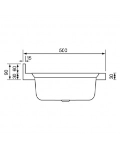 Lavello appoggio 120x50 2 vasche e gocciolatoio destro Mondial inox