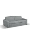 Divano letto 3 posti Flash tessuto Roma23 colore grigio 199x98x84h