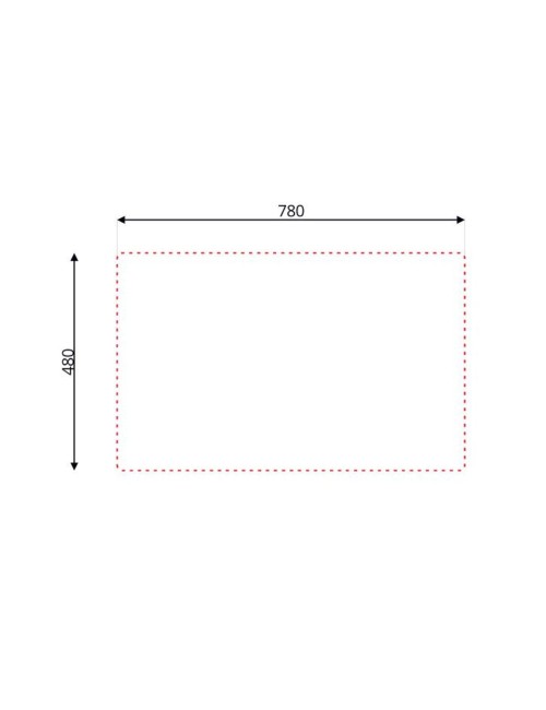 Lavello Appoggio Acciaio Inox 80x50 cm Una Vasca e Gocciolatoio DX SA216