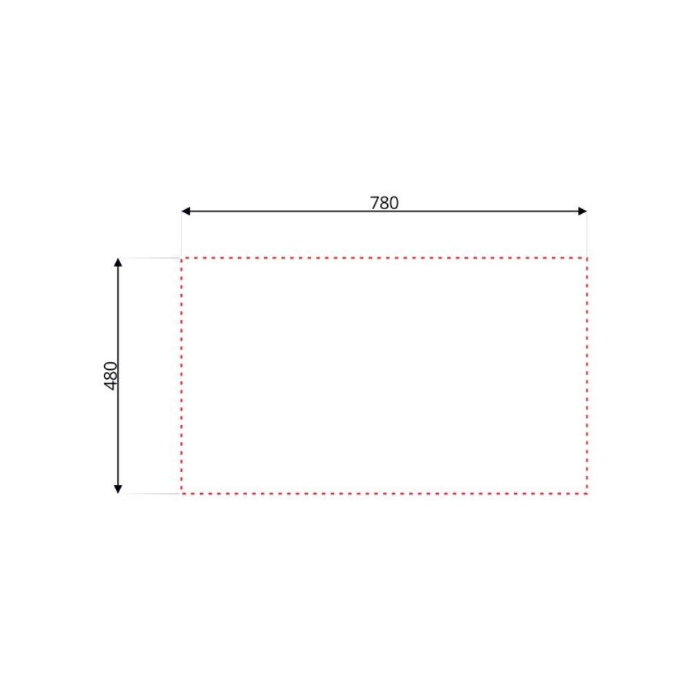 Lavello incasso cucina acciaio 86x50 cm una vasca e gocciolatoio destro MP861VDX