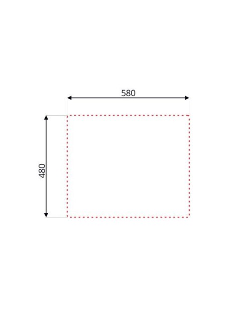 Lavello Incasso Acciaio Cucina 50x58 Reversibile con Gocciolatoio