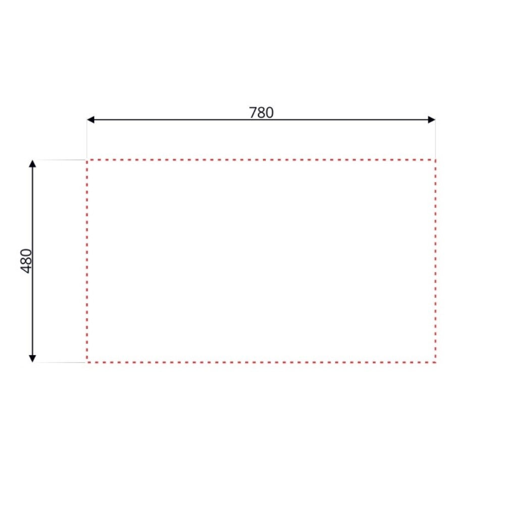 Lavello incasso cucina acciaio 86x50 cm una vasca e gocciolatoio destro SA278DX