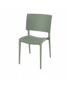 Sedia in polipropilene colore menta design geometrico Sharp