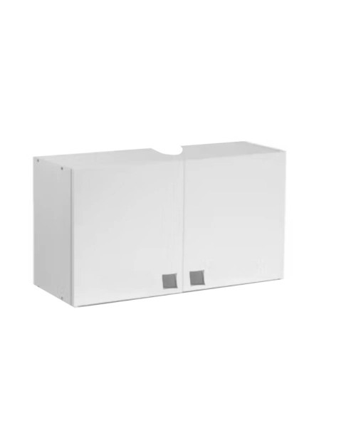 Pensile cappa cucina 2 ante 60x31x40H bianco MONTATO