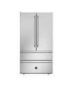 Frigorifero combinato Bertazzoni side by side REF904FFNXTC 636 litri acciaio inox classe E