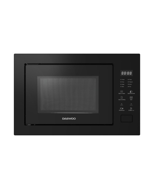 Forno microonde da incasso con grill Daewoo MDBD253GB 25 litri nero 8 programmi