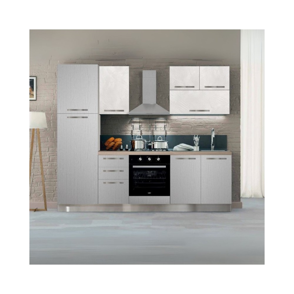 Cucina Molly tortora e canyon white elettrodomestici inclusi 255