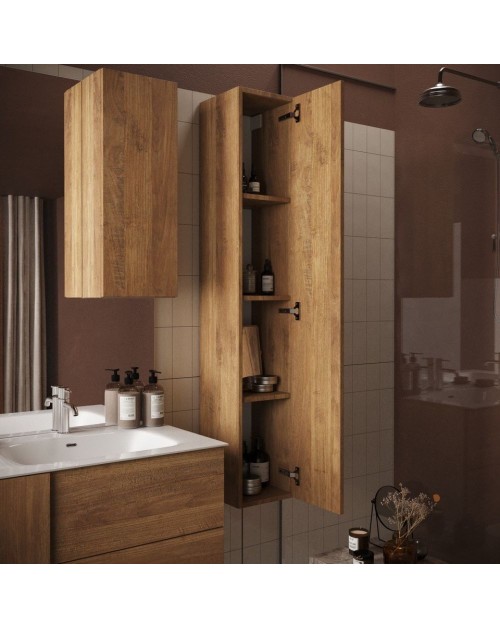 Colonna bagno sospesa colore rovere mercure Jupiter1 26x25x138H