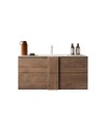 Mobile bagno sospeso colore rovere mercure Jupiter100 101x47x51H