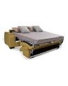 Divano letto colore senape Mercurio 3 posti 210x94x90H