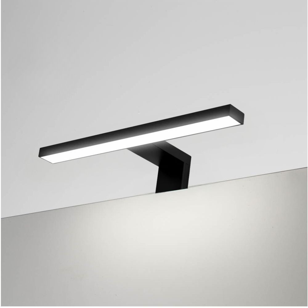 Lampada LED per bagno Kyra 300 mm colore nero