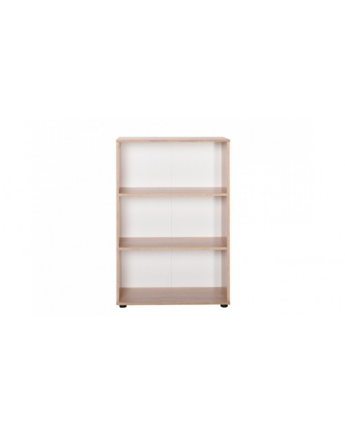 Libreria bassa con tre ripiani rkt330 colore rovere