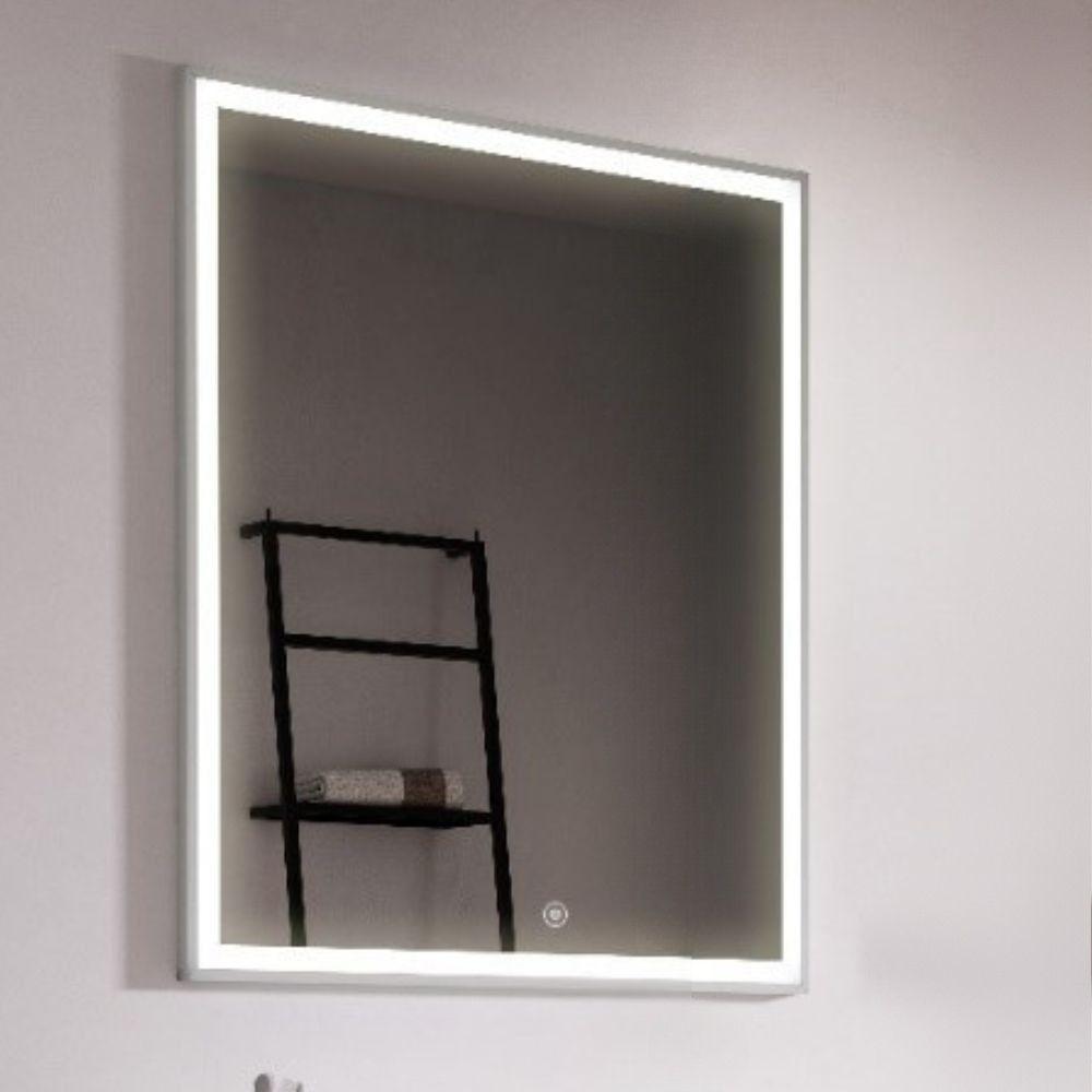 Specchio bagno illuminazione LED anti appannamento Baku 60x80: tecnologia e stile per il tuo bagno