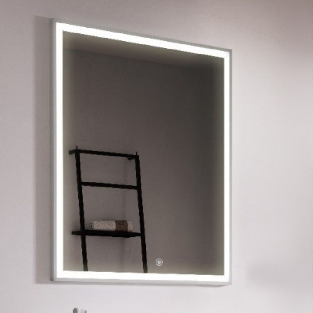 Specchio bagno illuminazione LED anti appannamento Baku 100x80: tecnologia e stile per il tuo bagno