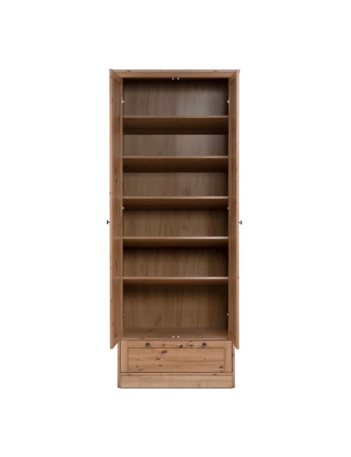 Armadio tuttopiani 2 ante e cassetto rovere anticato Timber40A  80x39x200H L’eleganza del legno, la funzionalità dello spazio