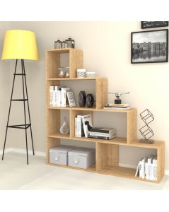 Libreria a scala 149x149 cm. Alis rovere