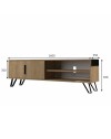 Mobile porta Tv rovere 160 cm. Foot