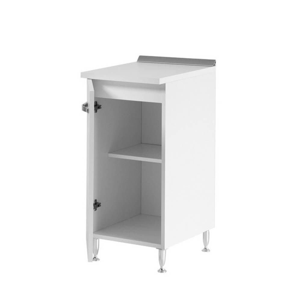 Base cucina con anta 30x50x85H colore bianco frassinato