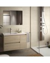 Mobile bagno sospeso Resia 90x46x54 H colore rovere