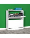 Scarpiera due ante a ribalta SHC520BY1 colore bianco 73x26x84H