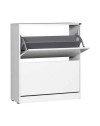 Scarpiera due ante a ribalta SHC520BY1 colore bianco 73x26x84H