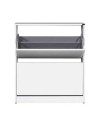 Scarpiera due ante a ribalta SHC520BY1 colore bianco 73x26x84H