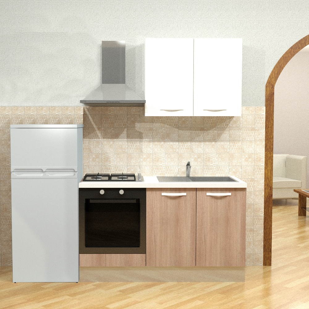 Cucina moderna 150x217 H Andromeda