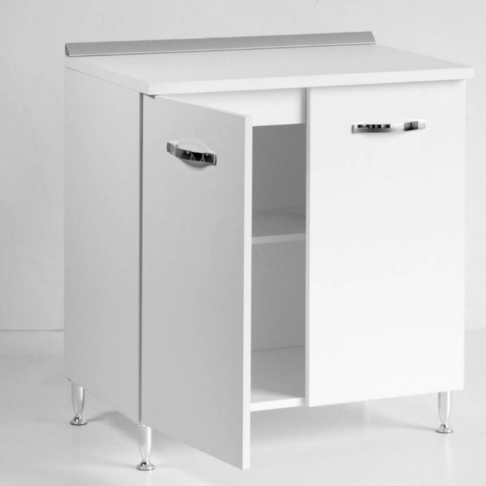 Mobile cucina con sottolavello a 3 ante fango 120 cm, pensile e  scolapiatti. Mobili argilla per cucine componibili con miscelatore e lavello