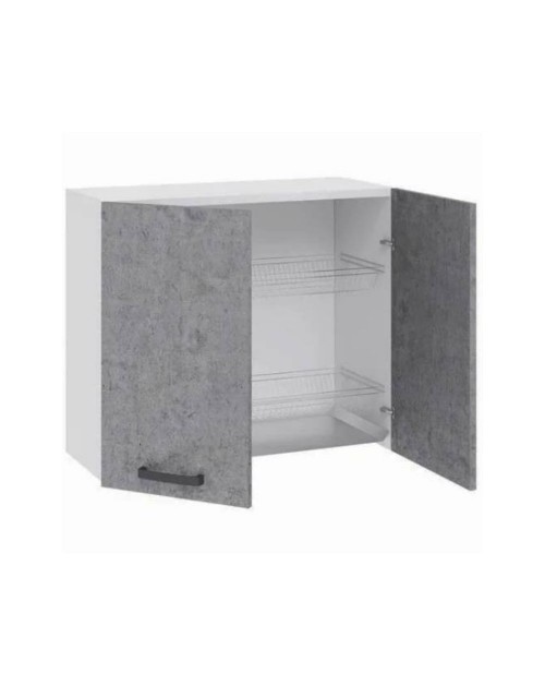 Pensile cucina con anta destra 40x71h cm - Colore bianco larice